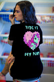 LAST CHANCE - RIDE IT PONY CROP BLACK